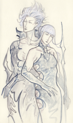 2 characters example