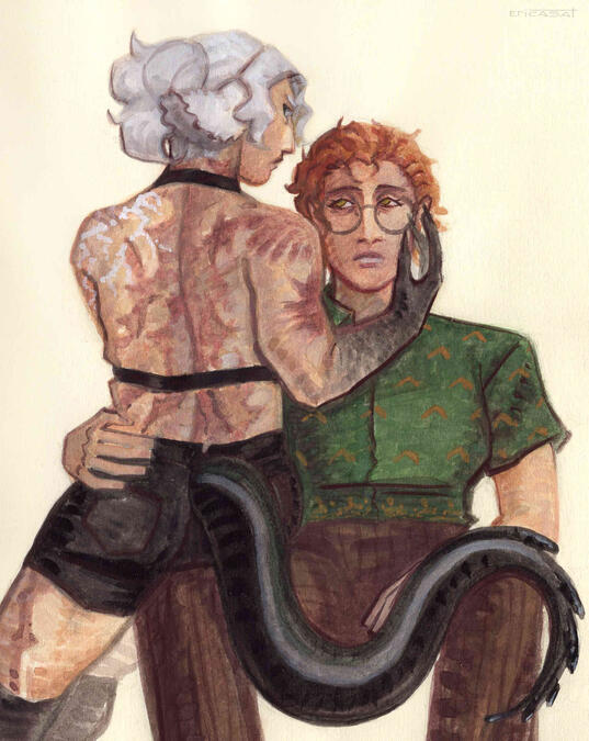 2 characters example 2 characters example